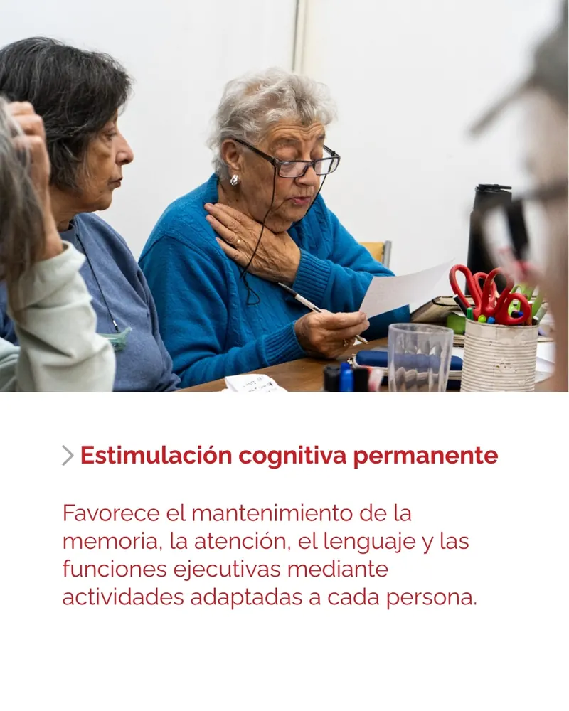 Estimulación cognitiva permanente
