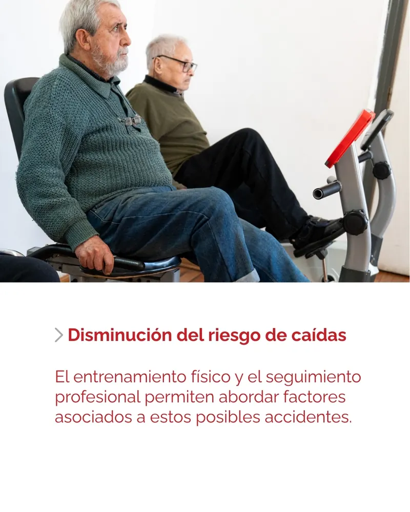 Disminución del riesgo de caídas