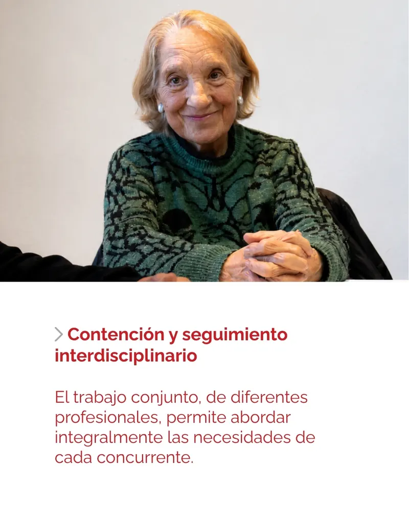 Contención y seguimiento interdisciplinario